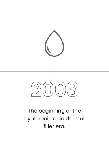 Icon of the beginning of the hyaluronic acid dermal filler era.